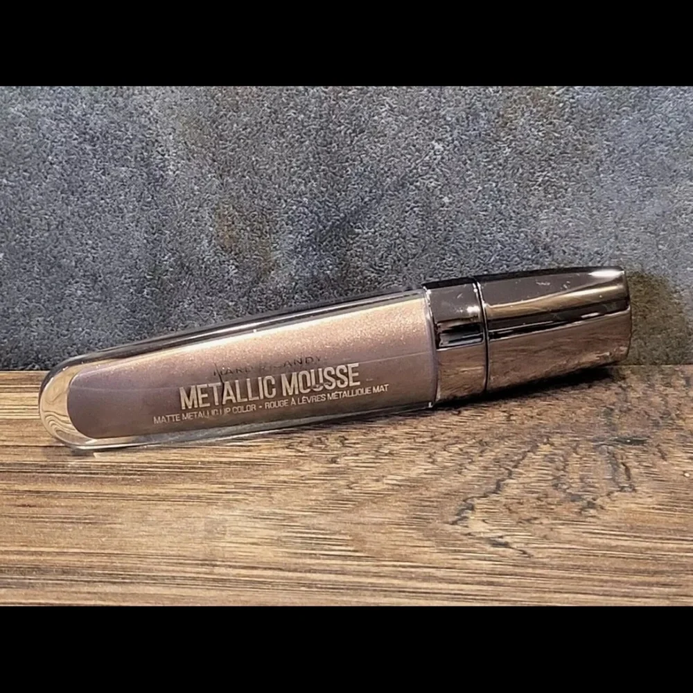 Hard Candy Matte Metallic Lip Color, Smoke & Mirrors 0.22 OZ Purple Grey Shimmer